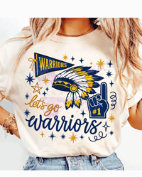 Warriors collage tee