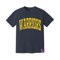 Image 1 of Warriors distressed tee