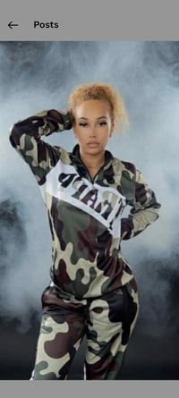 Womans itrapp camo jump suit