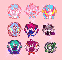Image 1 of UNLIMITED PRE-ORDER Vocaloid Pride Pins Feb1-Mar1