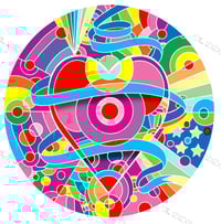 Image 1 of Heart of Ribbons Full Size Diamond Painting by Howie Green