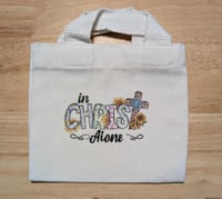 In Christ Alone Tiny Tote Gift Bag