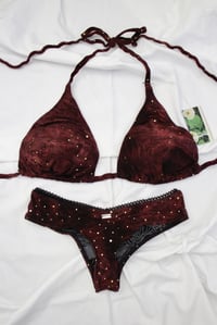 Image 1 of ♲ (New style) Galaxy Bikini Set - XL Top / XS Bottom 