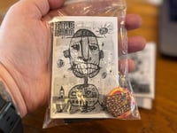 Image 2 of Tiny Free Verse Owls / 3-Piece Micro Art Set & Zine Series, Vol. 2 / #16 of 65