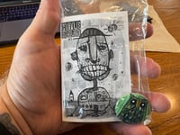 Image 2 of Tiny Free Verse Owls / 3-Piece Micro Art Set & Zine Series, Vol. 2 / #17 of 65