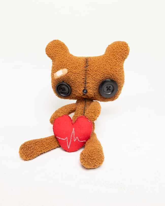 SOLD heart beat bear 