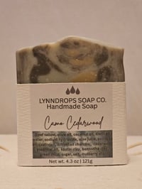 Image 4 of Camo Cedarwood Handmade soap bar