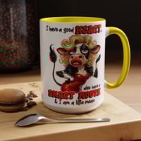 Image 3 of Multicolor Funny Cow Mug