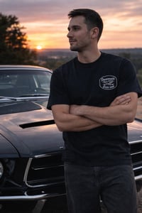 Image 3 of Rev & Wrecks VTG Drag Racing Tee