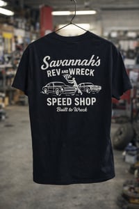 Image 1 of Rev & Wrecks VTG Drag Racing Tee