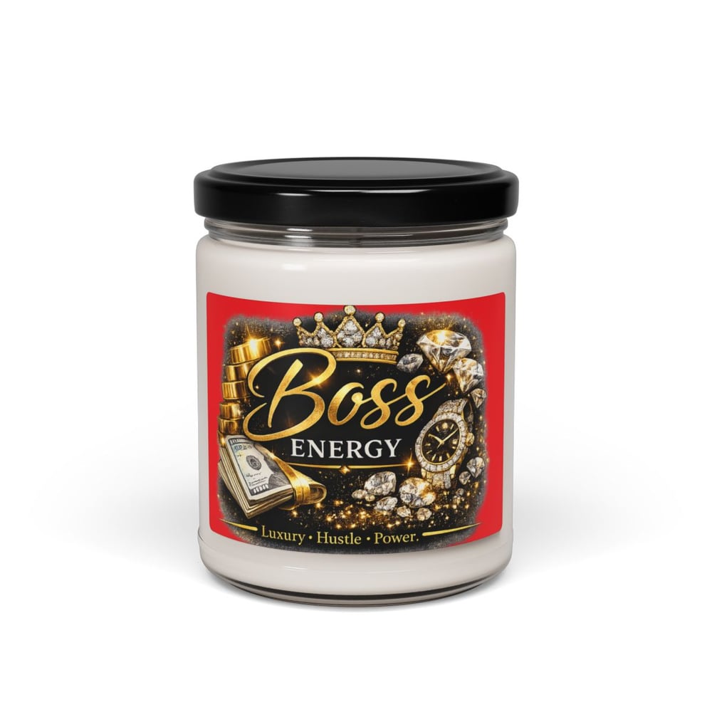 Image of Boss Energy Scented Soy Candle — 9oz Luxury Hustle + Power