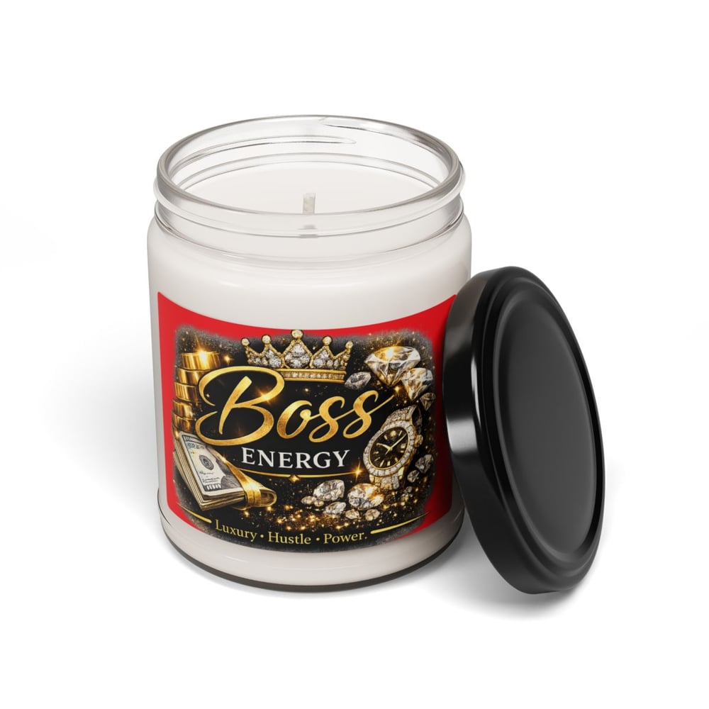 Image of Boss Energy Scented Soy Candle — 9oz Luxury Hustle + Power
