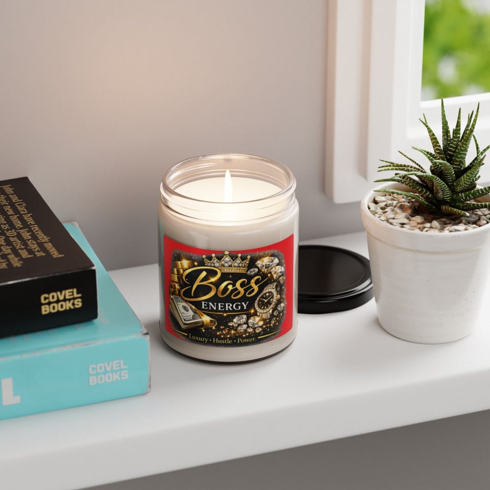 Image of Boss Energy Scented Soy Candle — 9oz Luxury Hustle + Power