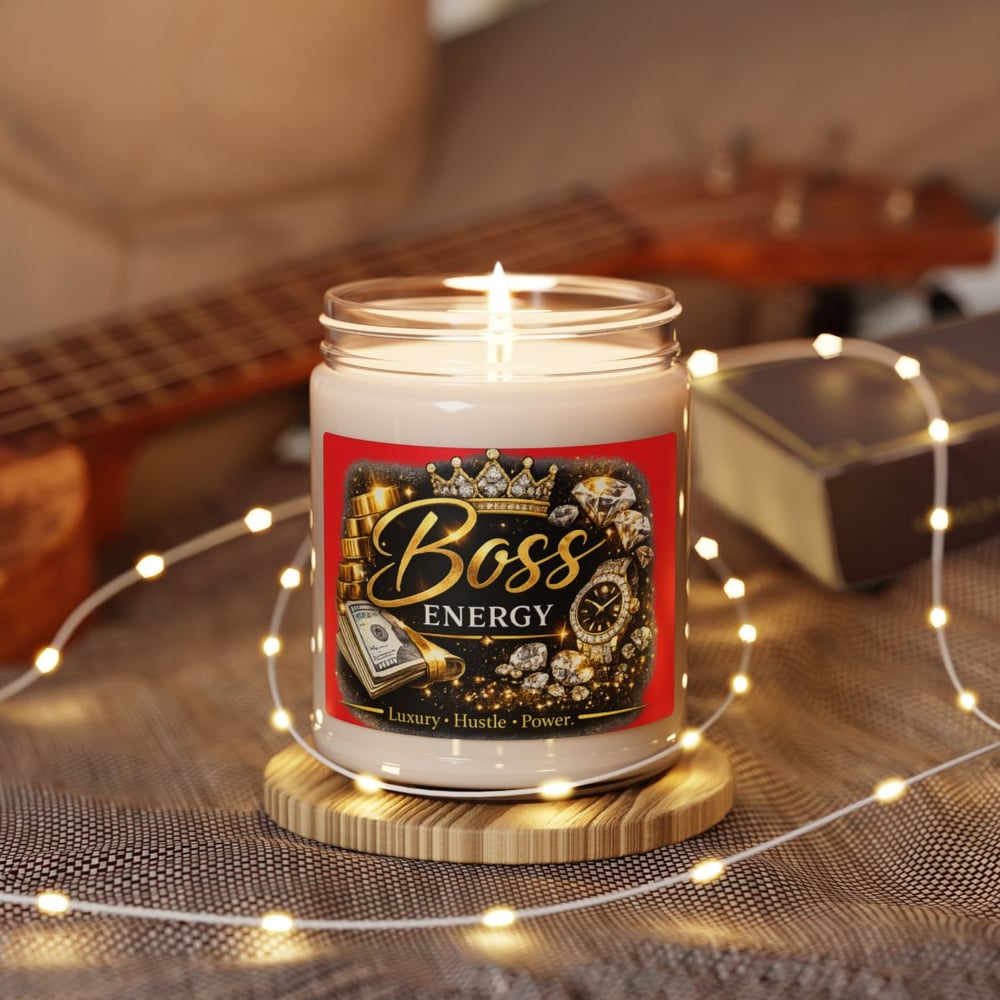 Image of Boss Energy Scented Soy Candle — 9oz Luxury Hustle + Power