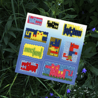Image 2 of cross stitch stickersheet