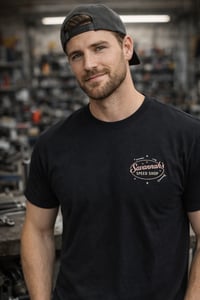 Image 3 of Savannah’s Rev & Wreck Pink Muscle Shop Tee