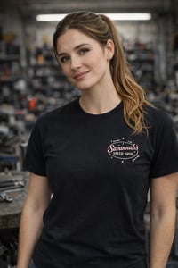 Image 4 of Savannah’s Rev & Wreck Pink Muscle Shop Tee