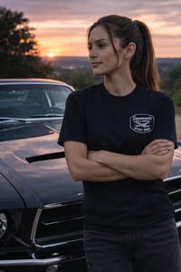 Image 4 of Rev & Wrecks VTG Drag Racing Tee