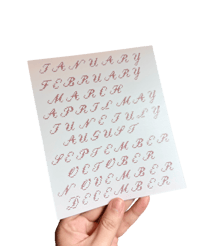 Image 1 of CROSS-STITCH MONTHS 