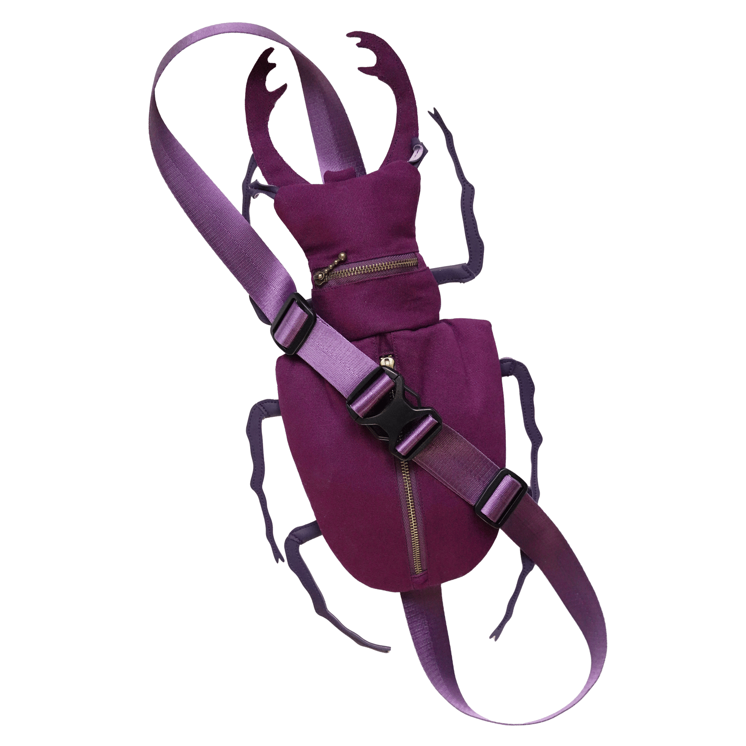 purple beetle bag