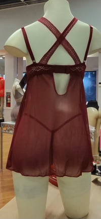 Image 2 of Burgundy Babydoll