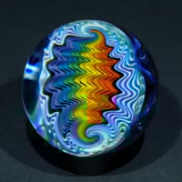 Image 4 of UV Rainbow Thunderbolt Raked Marble