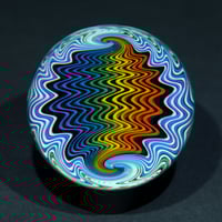 Image 1 of UV Rainbow Thunderbolt Raked Marble