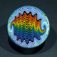 Image 3 of UV Rainbow Thunderbolt Raked Marble