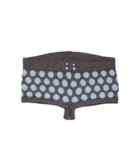 Image 1 of Polka Dot Short - Brown/Baby Blue