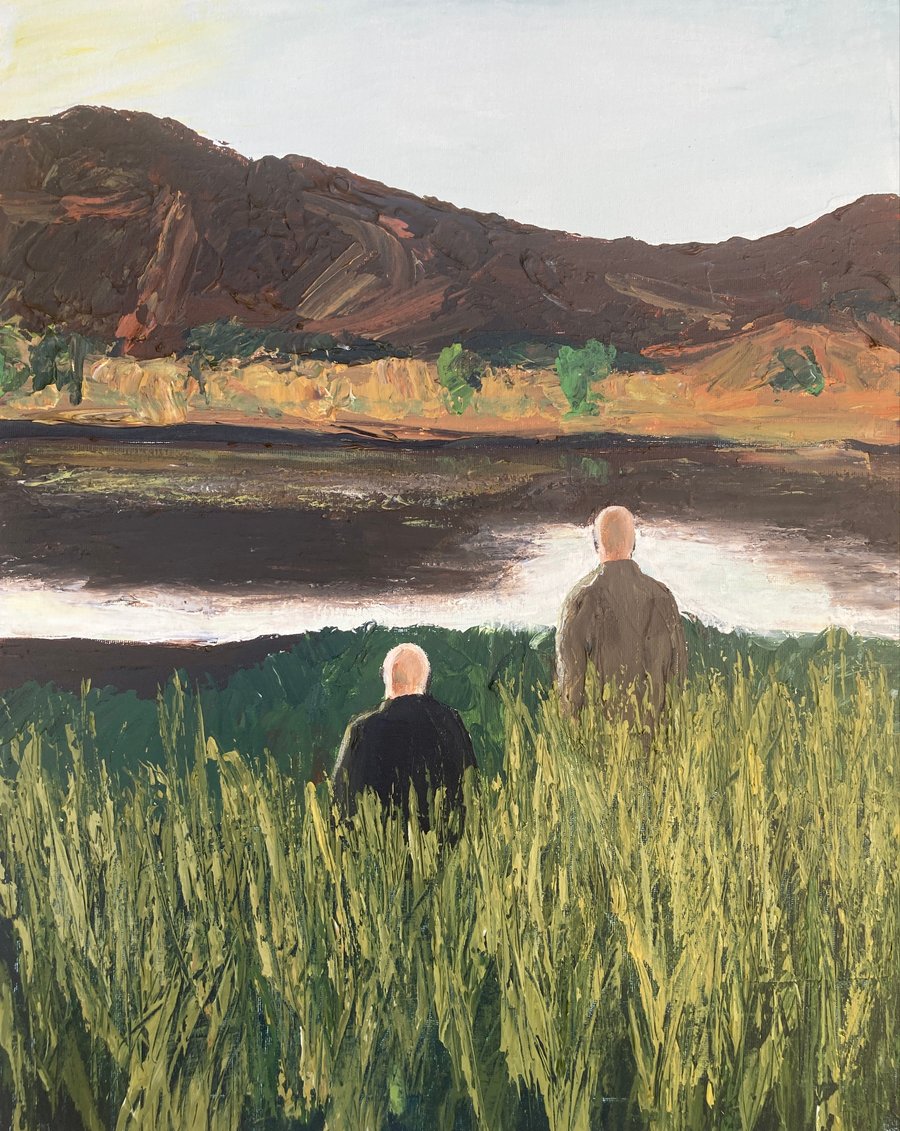 Image of “Let me die in peace”(original on canvas)