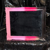 Image 2 of Enamel Pin Frame 8x10 (Light Pink/Pink/Hot Pink/Black Gradient / Black Fabric)