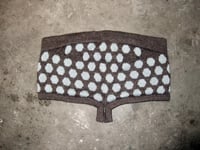 Image 2 of Polka Dot Short - Brown/Baby Blue