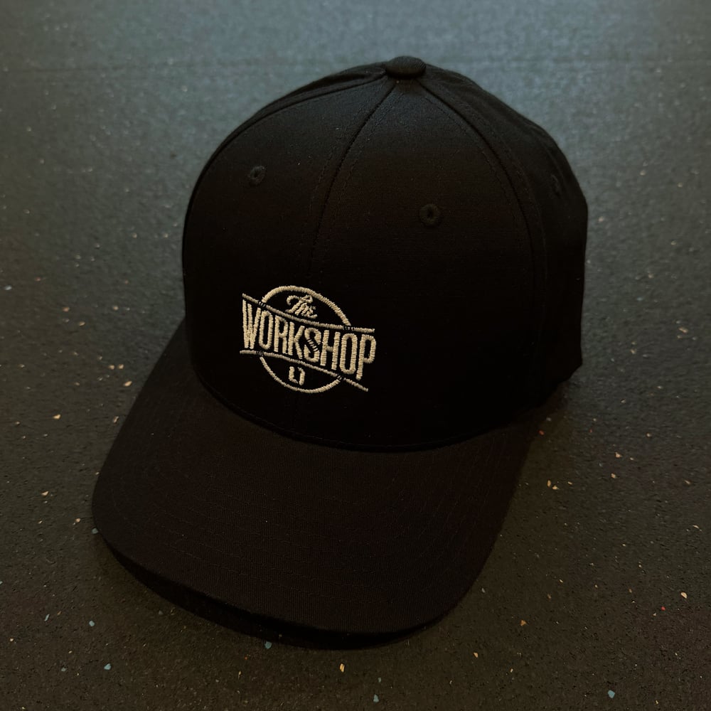 Image of The Workshop 6 Panel Flex Fit Black
