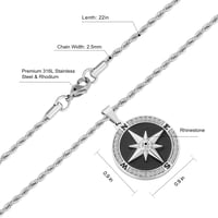 Image 3 of Eternal Compass Necklace