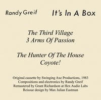 Image 2 of Randy Greif "It's In A Box" CD (Tribe Tapes)