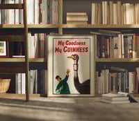 Image 2 of My Goodness My Guinness - Ostrich | John Gilroy | Vintage Poster | Wall Art Print