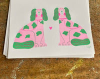 Image 2 of A4 Staffordshire Dog Riso