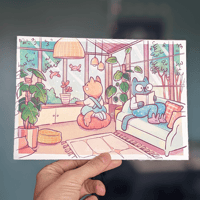 Image 1 of PRINT - Le chardin d'hiver