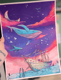 Image 2 of PRINT - au fond de l'océan