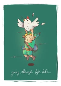 Image 1 of PRINT- Going through life like link