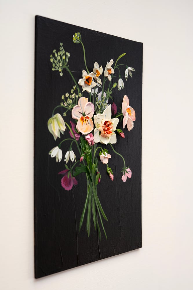 Image of Spring Posy On Black II