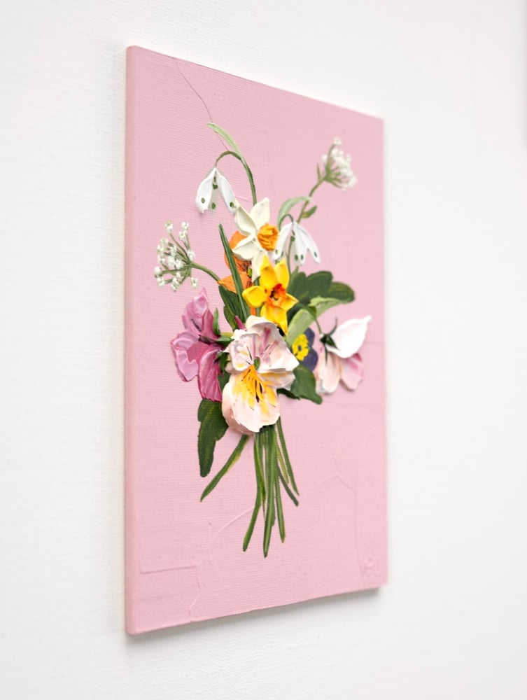 Image of Spring Posy On Pink
