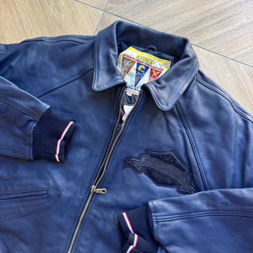 Image of 1990s Avirex Leather jacket, Size Large