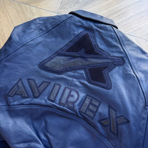 Image of 1990s Avirex Leather jacket, Size Large