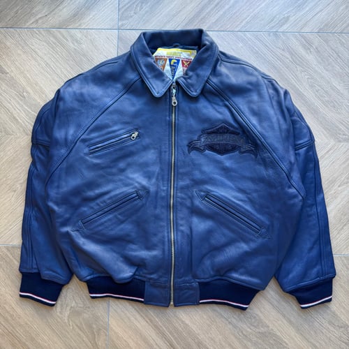 Image of 1990s Avirex Leather jacket, Size Large