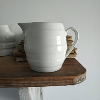 Image 6 of Lovely Simple White Banded Jugs