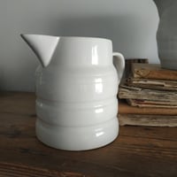 Image 4 of Lovely Simple White Banded Jugs
