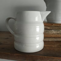 Image 3 of Lovely Simple White Banded Jugs