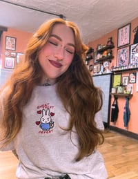 Image 1 of Sweet Treat Speckled Grey Unisex T-shirt 