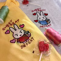 Image 2 of Sweet Treat Speckled Grey Unisex T-shirt 